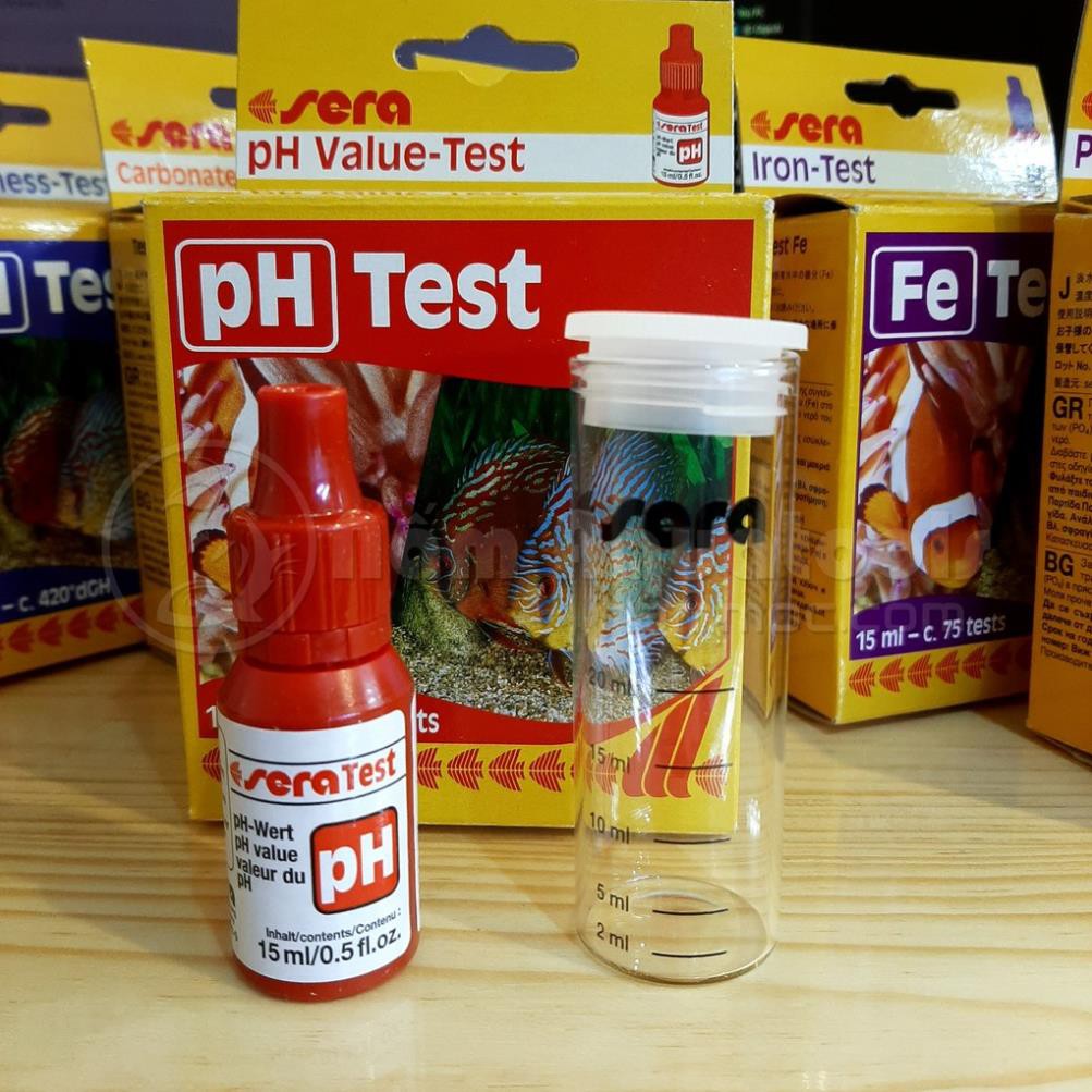 ☘ [Chính hãng] Bộ dung dịch test pH SERA - Test pH nhanh, chính xác nhất