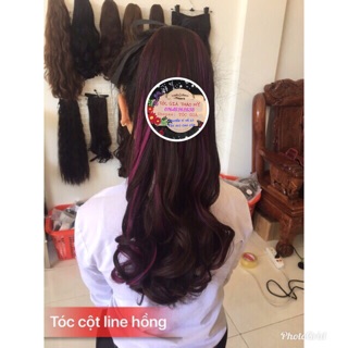 Tóc cột móc line cao cấp- hình thật