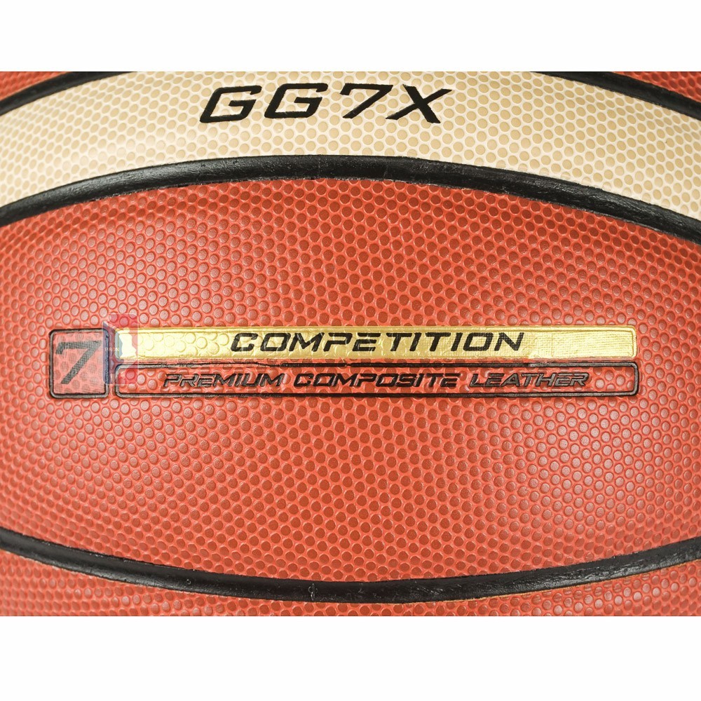 Bóng rổ Molten FIBA GG7X size 7 da PU chơi indoor, outdoor banh đẹp bền bám tay tốt da mềm nhồi