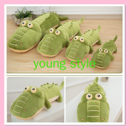 Cá sấu bông mặt ngáo, Gấu bông teddy bear hình cá sấu, gối ôm hình cá sấu siêu dễ thương Cá sấu dài