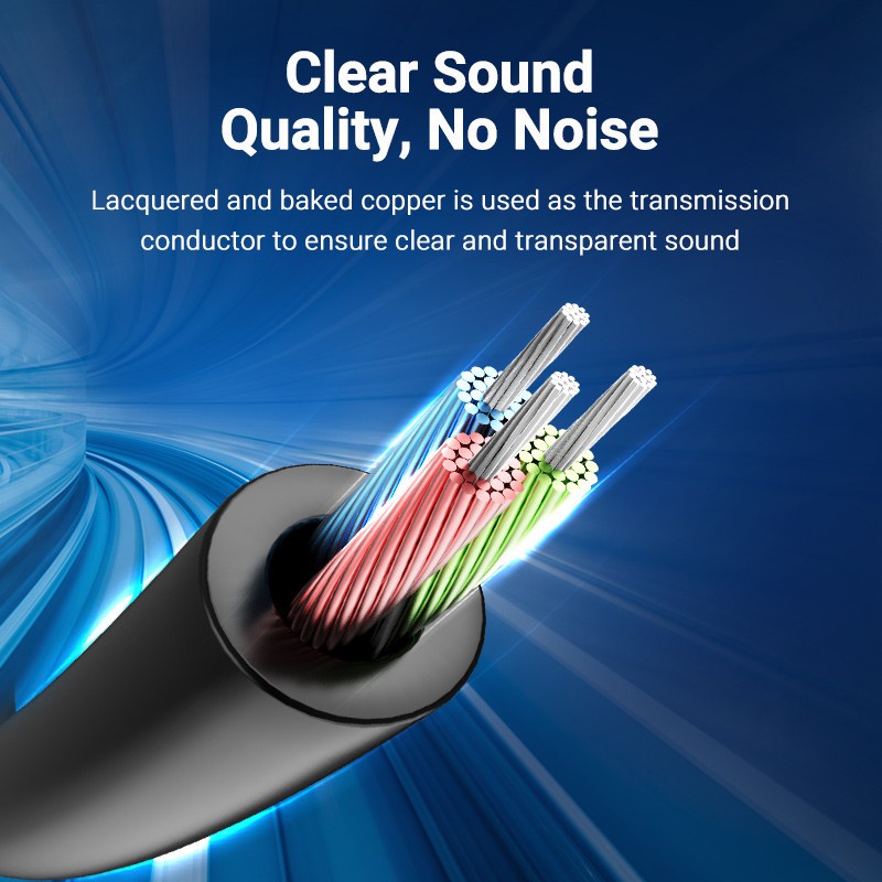 Dây Cáp Âm Thanh Nối Dài 1M 2M 3M 3.5mm Có Mic Cho Điện Thoại / Pc / Laptop