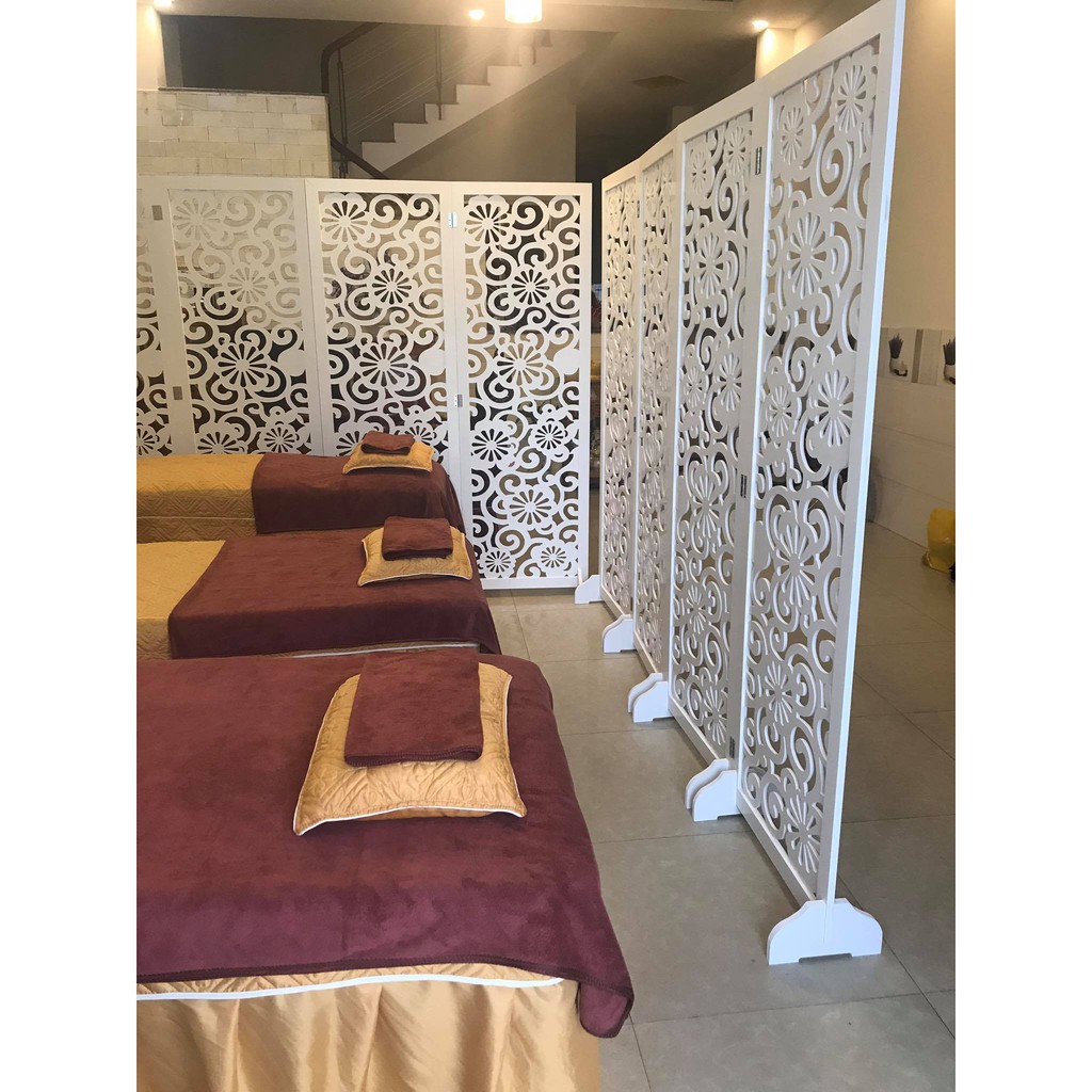Bình phong vách ngăn hoa văn IGA chắn phòng khách hiện đại- IG463