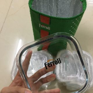 Bộ 3 thố thủy tinh Lock & Lock 500ml