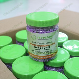Phân tan chậm có kiểm soát rynan flowermate 200 lọ 150g - t160