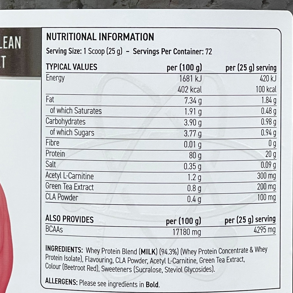 Sữa tăng cơ giảm mỡ DIET WHEY của APPLIED NUTRITION hộp 72 lần dùng - Hàng chính hãng