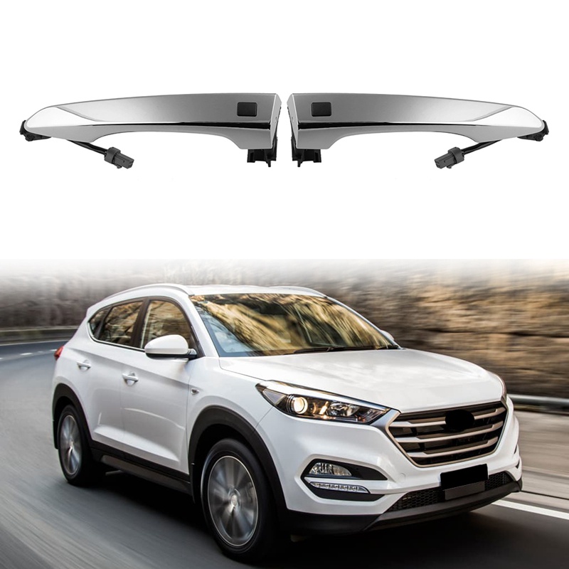 Vỏ Chìa Khóa Thông Minh Bằng Chrome 82651D3710 Cho Hyundai Tucson 2016 2017 2018 2019