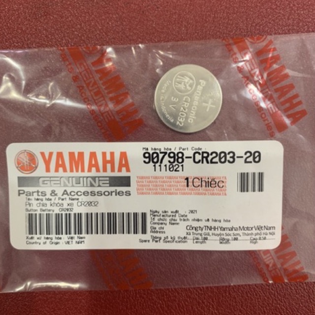 Pin chìa khoá Thông mình Smartkey Yamaha CR 2032