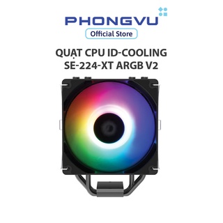 Quạt cpu id-cooling se-224-xt argb v2 - bảo hành 24 tháng