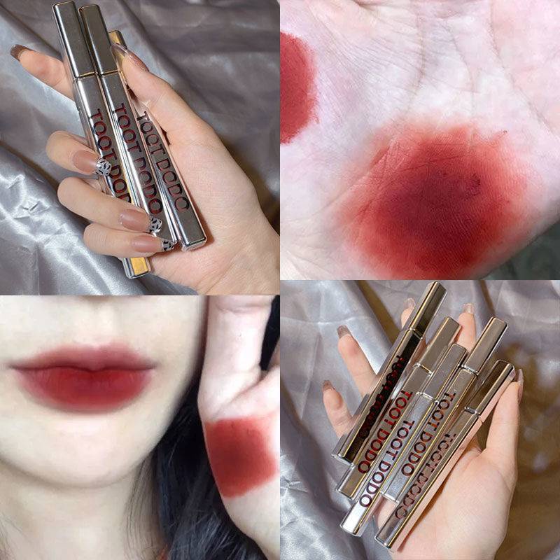 (Hàng Mới Về) Son Môi Dưỡng Ẩm Lâu Trôi Chống Thấm Nước Màu Nhung Lì / Bạc Thương Hiệu Toot Dodo