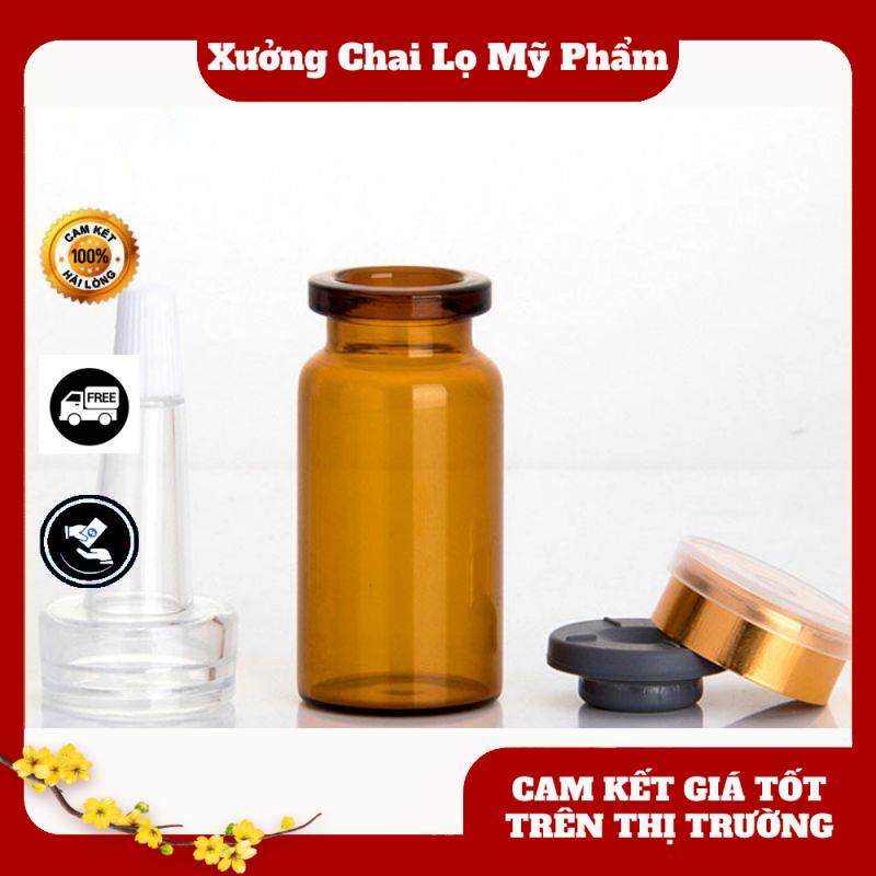 Lọ Chiết Serum ❤ GIÁ TỐT NHẤT ❤ Lọ Chiết Tế Bào Gốc, Tinh Chất 5ml,10ml Bộ 3 nút chiết serum , phụ kiện du lịch