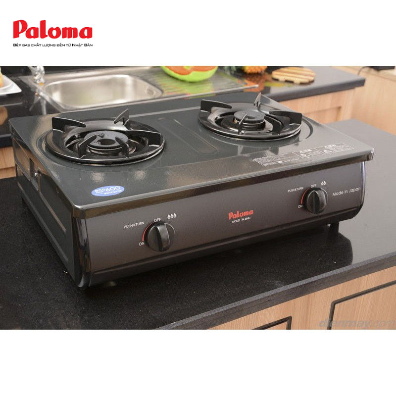 Bếp gas đôi Paloma PA-6MEJ nhập khẩu Nhật Bản