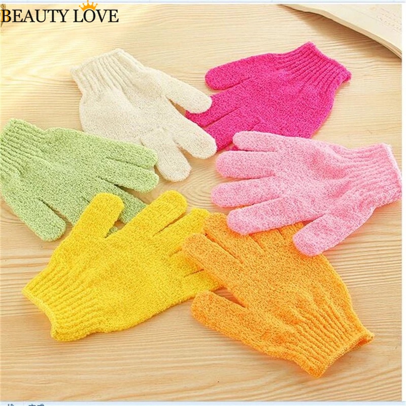 Găng Tay Lột Mụn Đầu Đen / Găng Tay Tẩy Tế Bào Chết / Bọt Biển Chống Nóng Tiện Dụng Khi Tắm