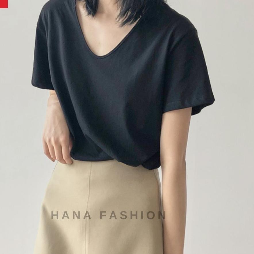 Áo Thun Nữ In Chữ Good Items Hanas Hana Fashion - Hyeri - Ts263 Ly4Xx