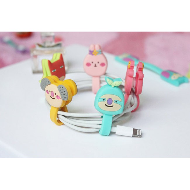 Set 2 Dây Cuốn Sạc Đa Năng Họa Tiết Cute