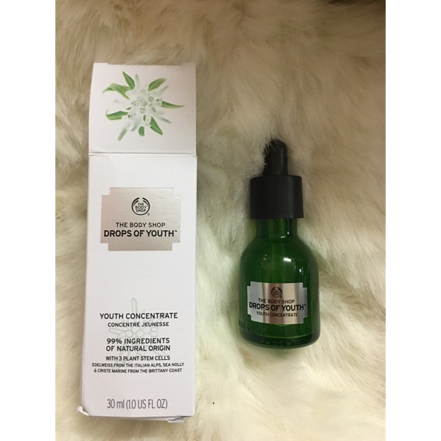 Serum drops of young the body shop