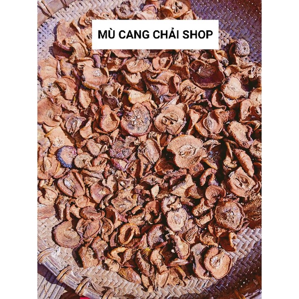 Táo mèo khô ngâm rượu miếng to màu vàng đẹp túi 1kg