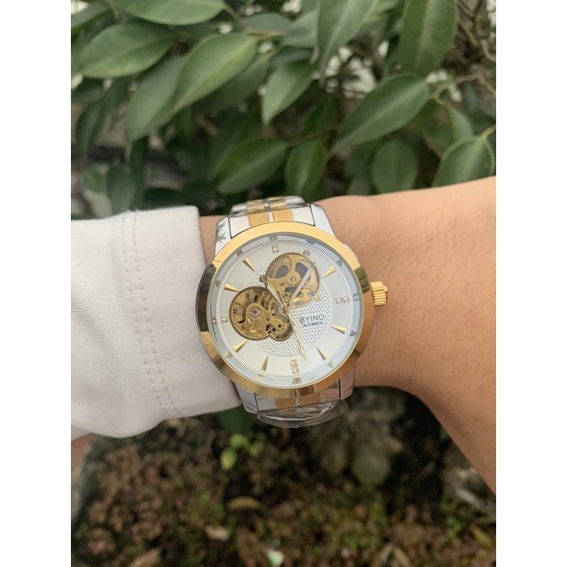 Đồng Hồ Cơ Nam Automatic Byino Chính Hãng