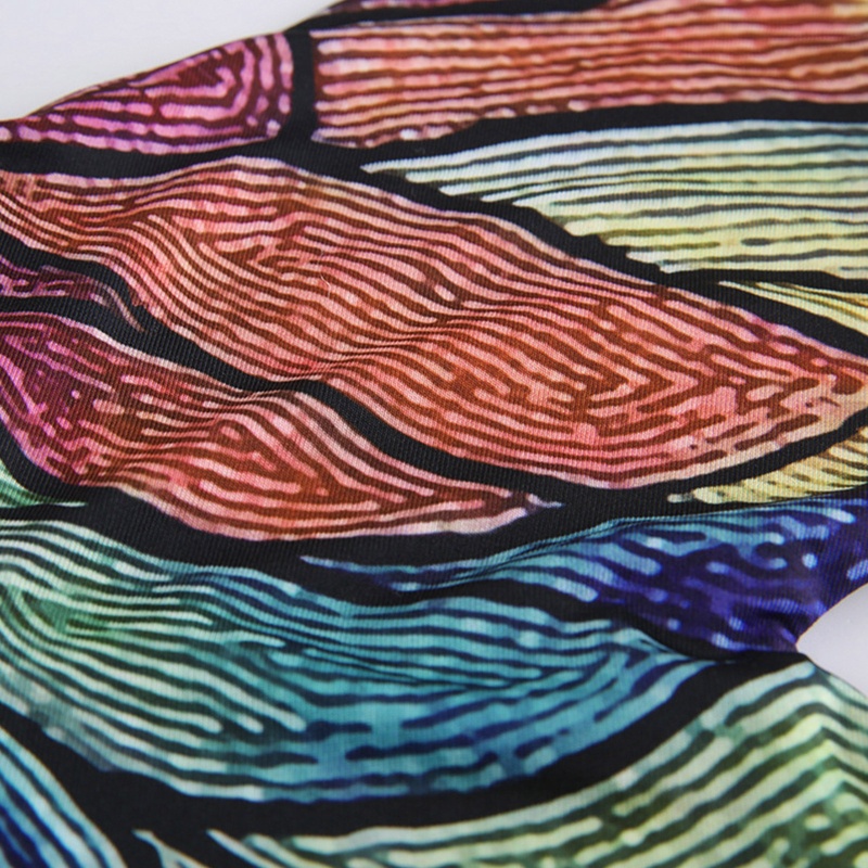 Brroa Áo Croptop Không Tay Hở Lưng Họa Tiết Sọc Cầu Vồng Nhiều Màu Sắc Phong Cách Harajuku Gợi Cảm Mùa Hè Cho Nữ