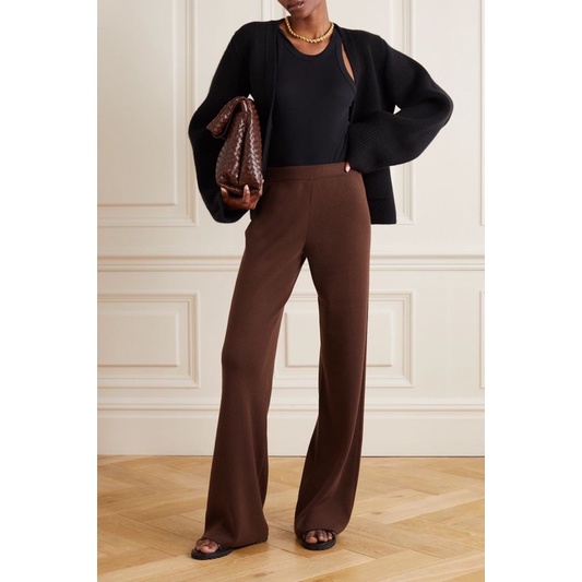 Vải quần tây màu nâu socola