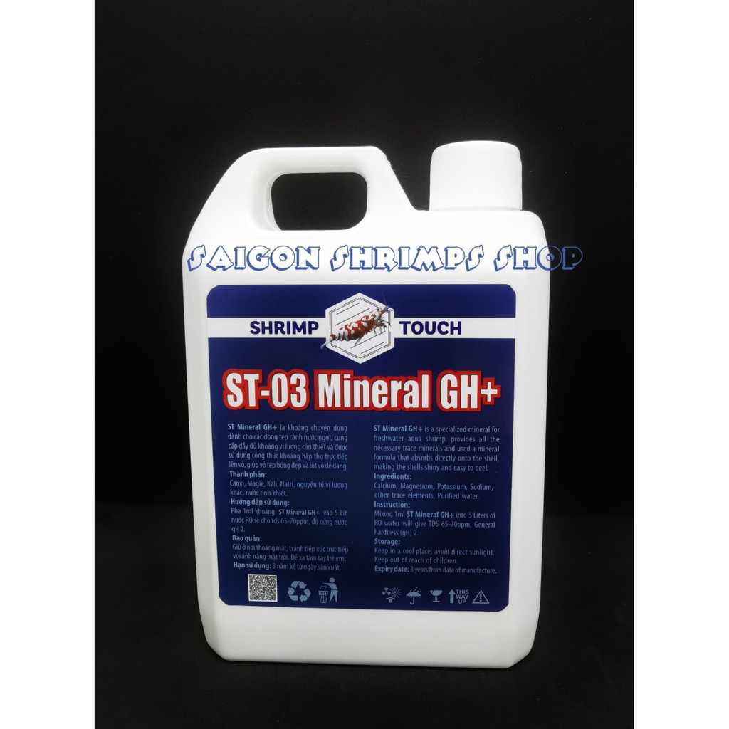 ST-03 Mineral GH+ Khoáng chuyên dụng nuôi tép cảnh