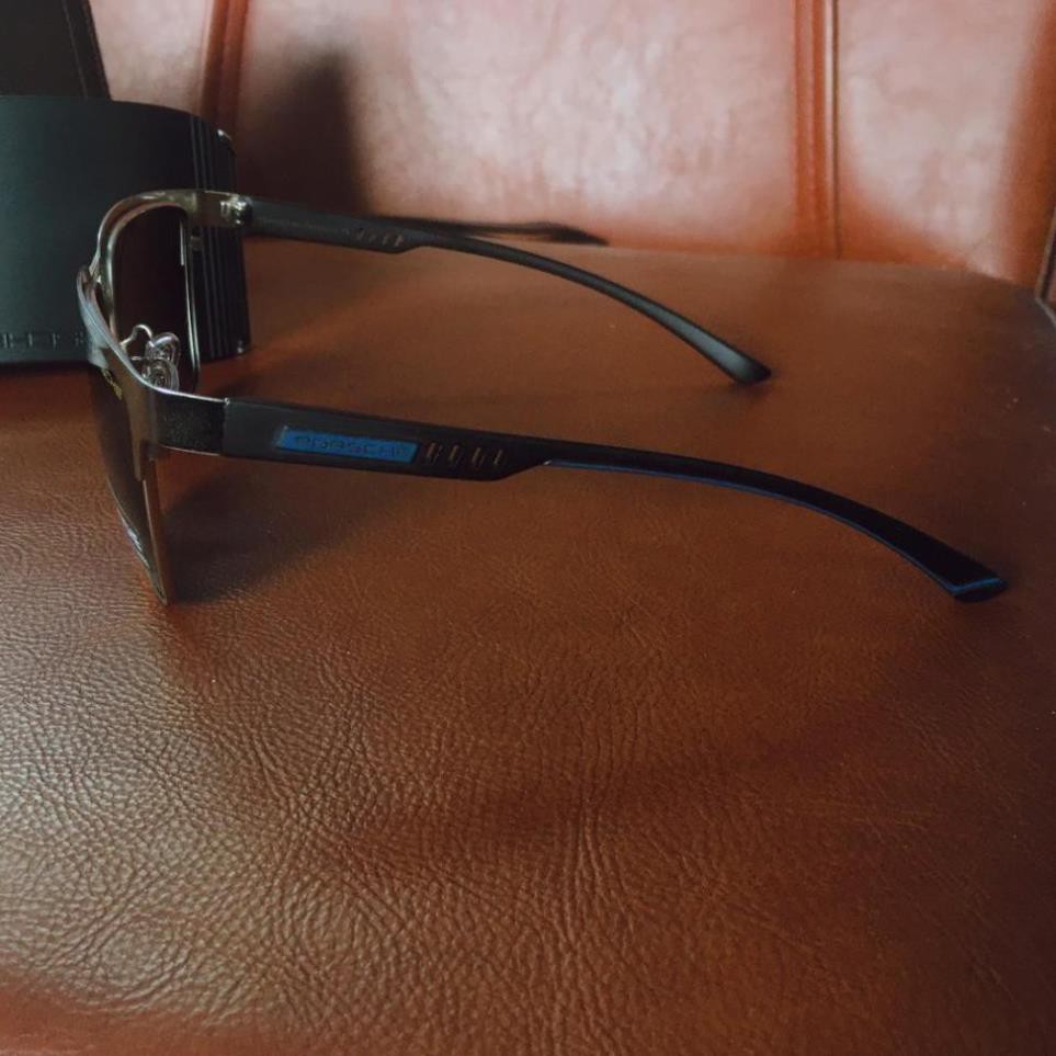 Kính mắt vuông thời trang nam Poscher polaroid cao cấp, kính râm gọng vuông nam AZ1 CV1 | BigBuy360 - bigbuy360.vn