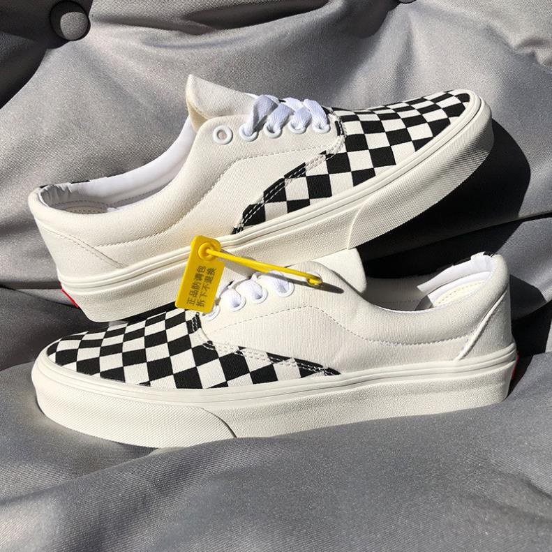 Giày thể thao VANS caro buộc dây QC nam nữ Giầy sneaker bata van caro classic chính hãng 2022