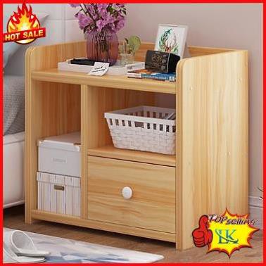 Tủ đầu giường trang trí phòng ngủ chất liệu gỗ công nghiệp mdf phủ melamin bóng láng