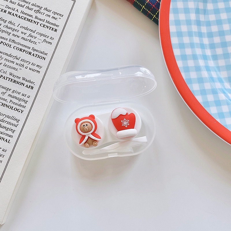 Khay Mini 3D Noel Cute - Case Đựng Lens