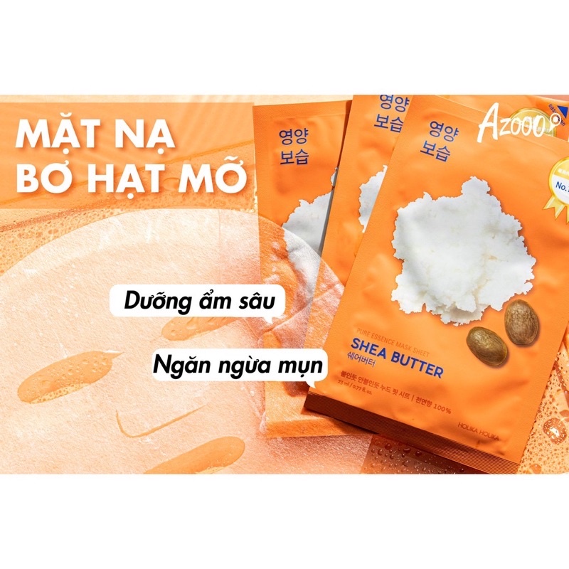 Mặt nạ giấy Holika Holika Pure Essence Mask Sheet Shea Butter