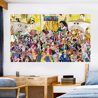 Miếng Dán Tường Trang Trí Hình Hoạt Hình One Piece