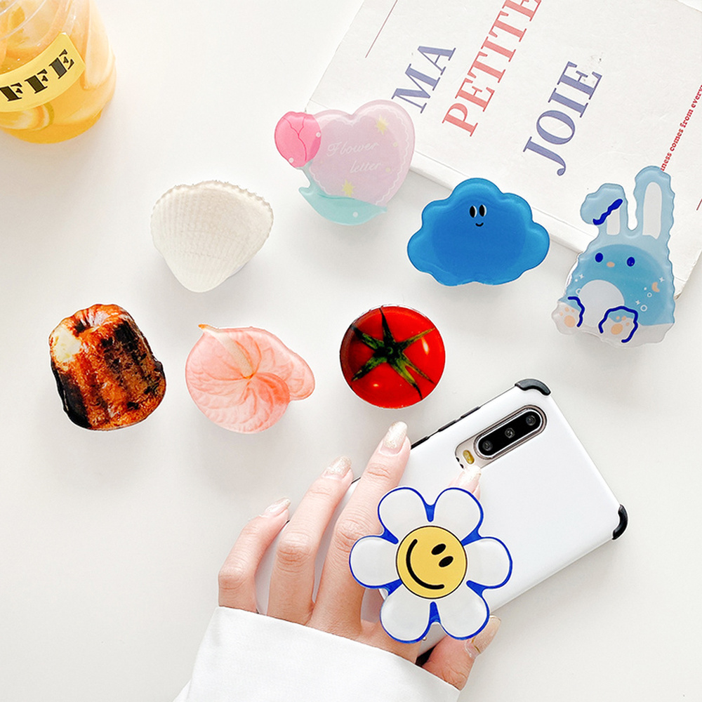 Cartoon Sun Flower Stand Holder Portable Bracket Phone Holder Crystal Tablet Support Mount for Iphone Cellphone