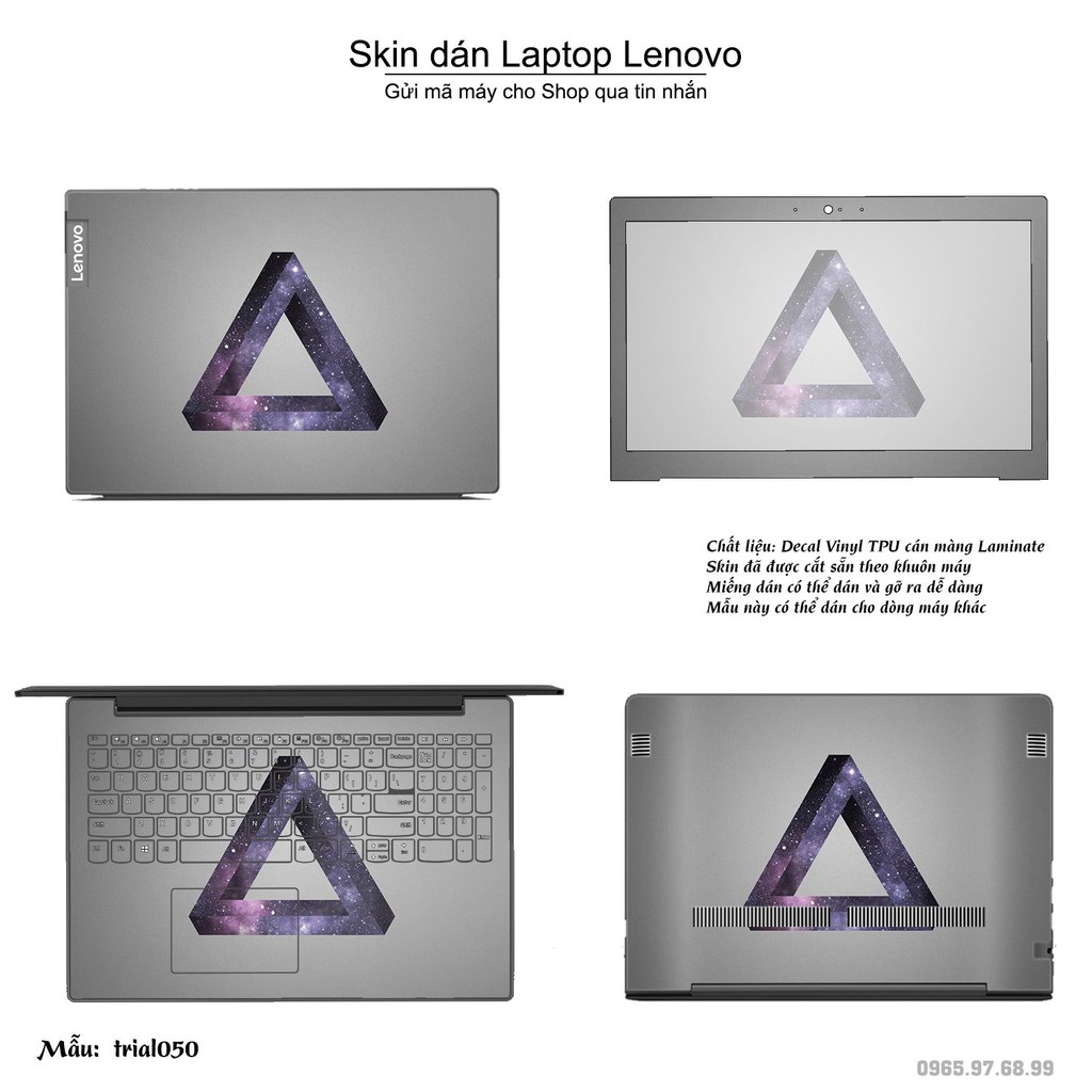 Skin dán Laptop Lenovo in hình Đa giác _nhiều mẫu 9 (inbox mã máy cho Shop)