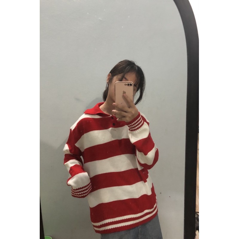 áo len trom rộng