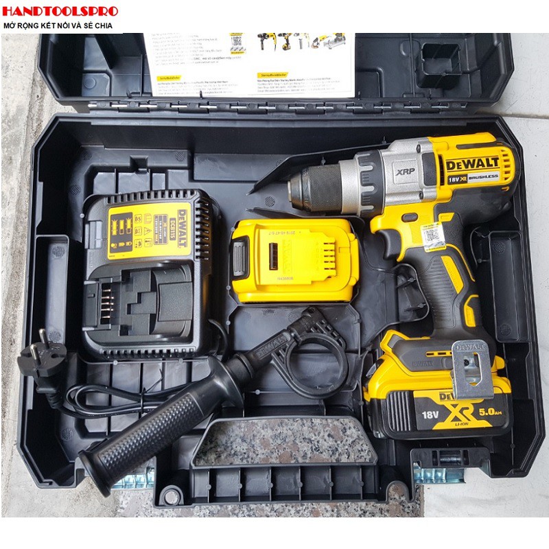 DCD991P2 Máy khoan pin 18V Dewalt (2 pin 5AH, sạc, Vali)