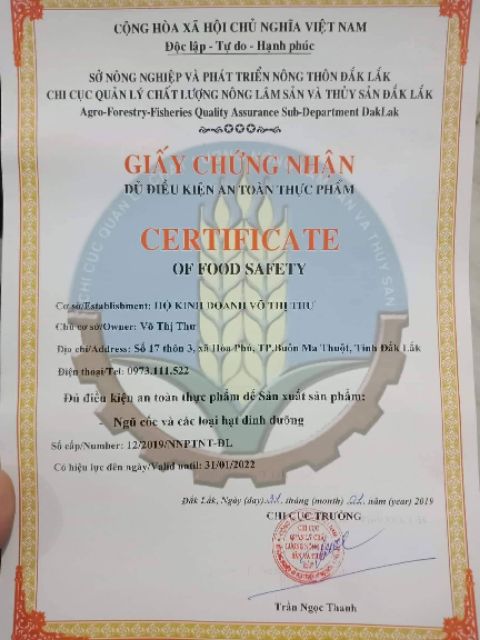 [Mã GROSALE2703 giảm 8% đơn 250K] 500gram NGŨ CỐC TĂNG CHIỀU CAO GIÀU CANXI (có chứng nhận ATVSTP) | BigBuy360 - bigbuy360.vn