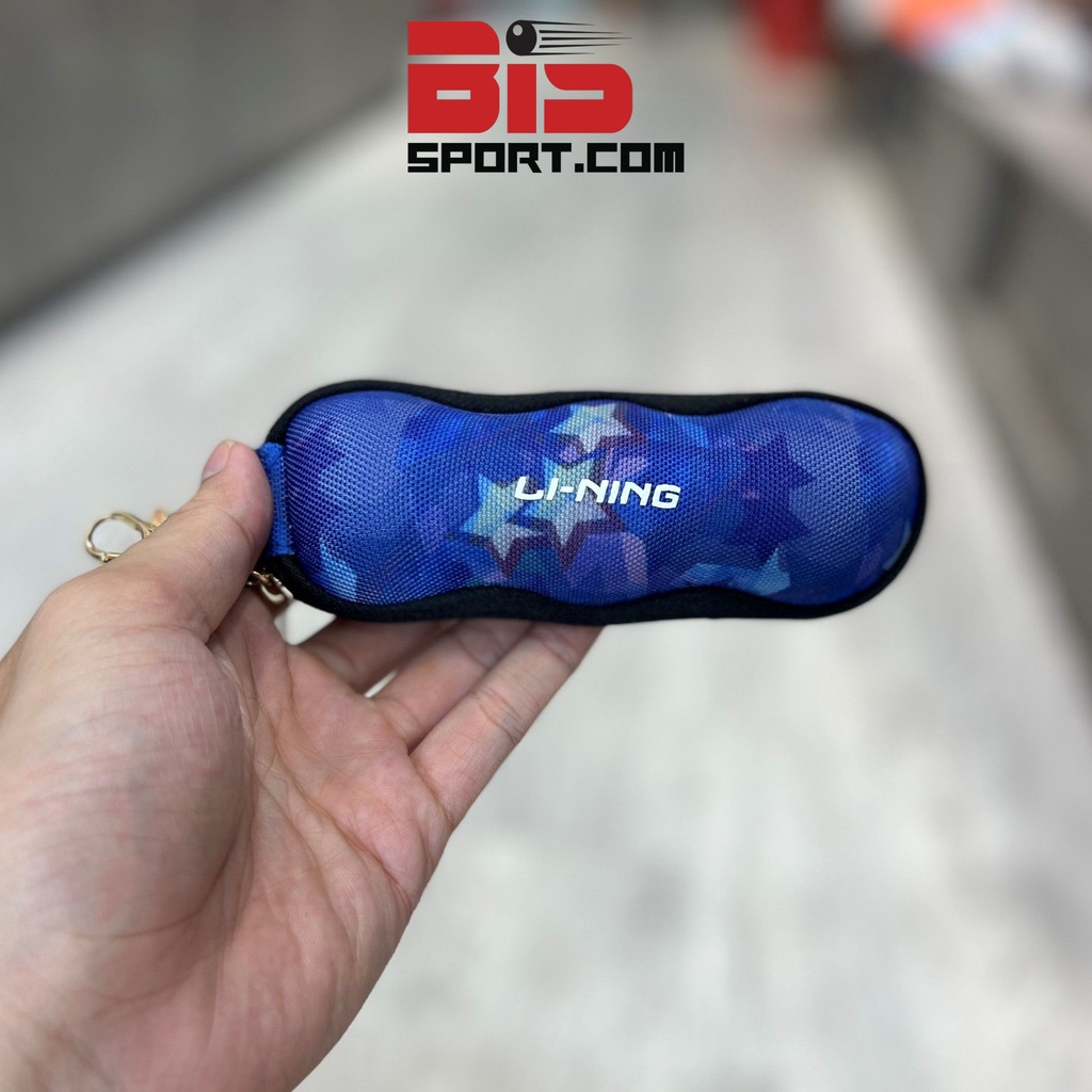 Bao Đựng 3 Quả Bóng Bàn Lining Chính Hãng - Màu Đỏ Ngôi Sao - Nhỏ Gọn , Tiện Lợi