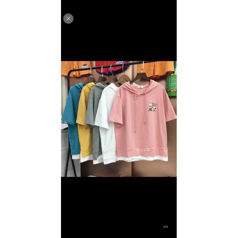 Áo phông kiểu QC không bai không xù lông