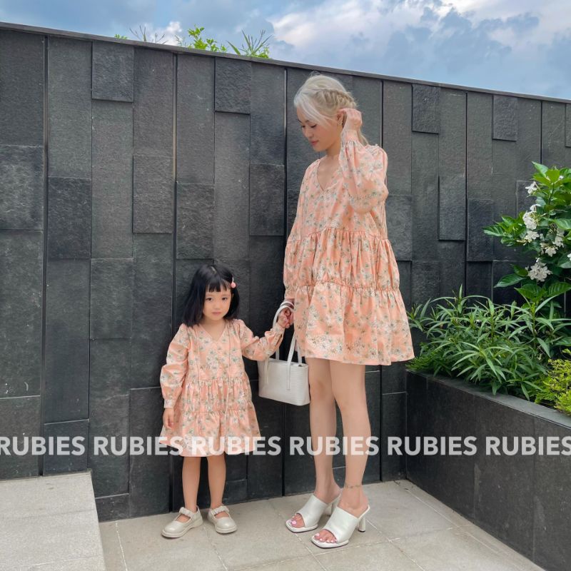 Đầm Nastya Cam Hoa