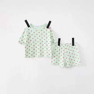 Bộ MinkyMom chấm bi bé gái