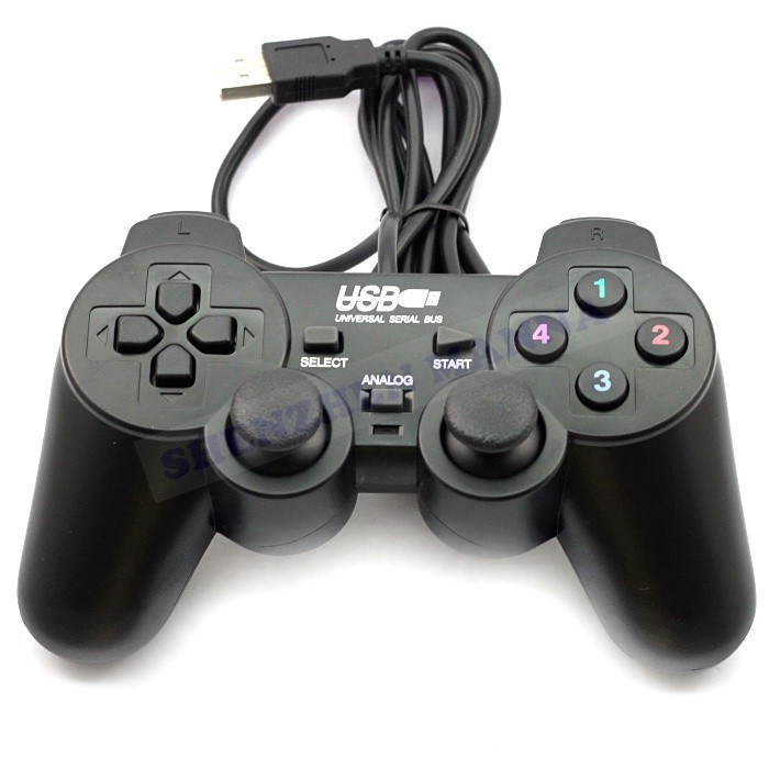 Tay Cầm Chơi Game Đơn Có Rung Cổng USB - Gamepad Cho PC Laptop-gamepad ew-2008