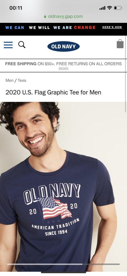 Áo thun áo phông auth Old Navy nam