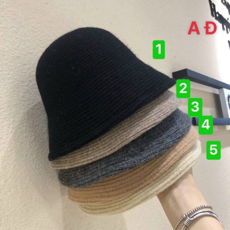 MŨ LEN VÀNH TRÒN BUCKET