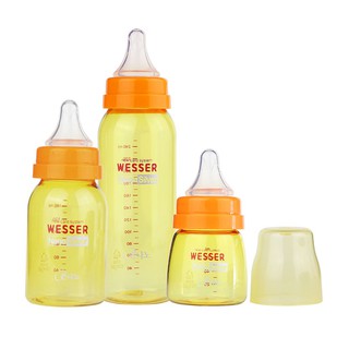 Bình sữa Wesser Nano 60ml, 140ml, 180ml (tặng kèm van chống sặc)