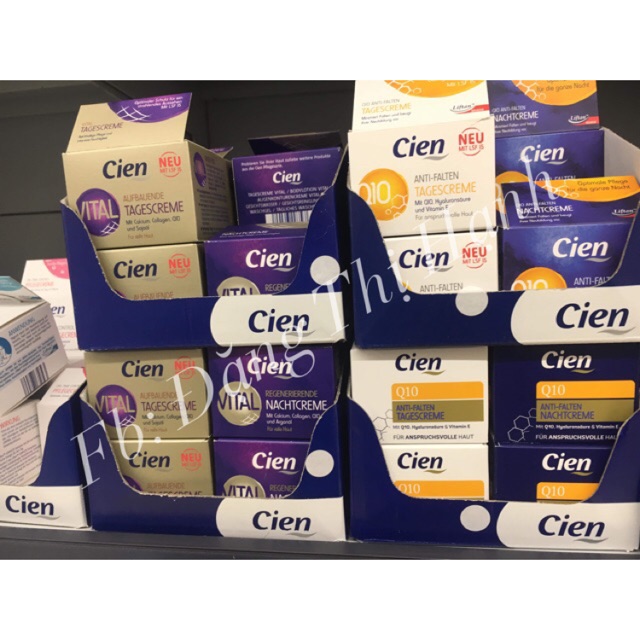 BỘ KEM DƯỠNG DA CIEN Q10- CIEN VITAL