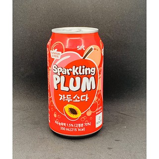 Nước uống soda Hàn Quốc có gas vị mận set 6lon 350ml