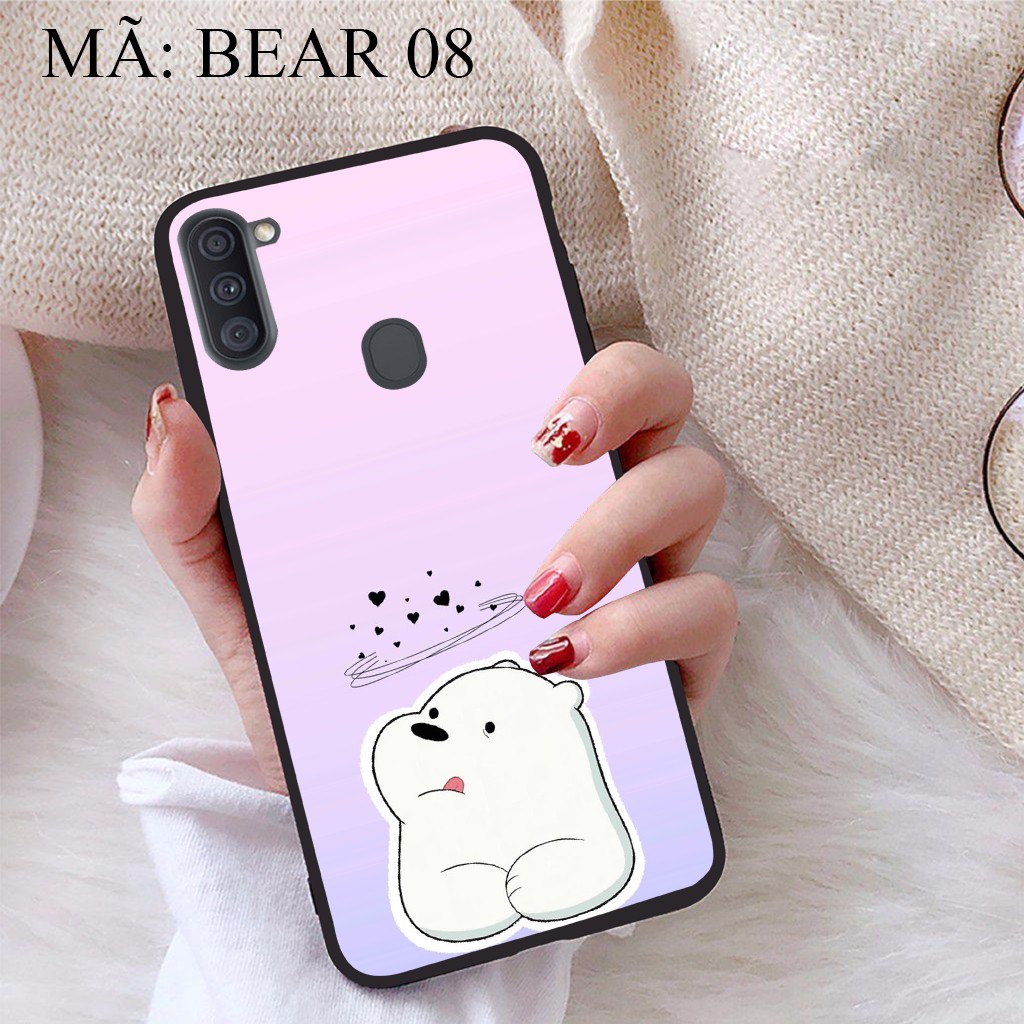 Ốp lưng Samsung Galaxy A11 viền dẻo TPU BST Gia Đình Nhà Gấu