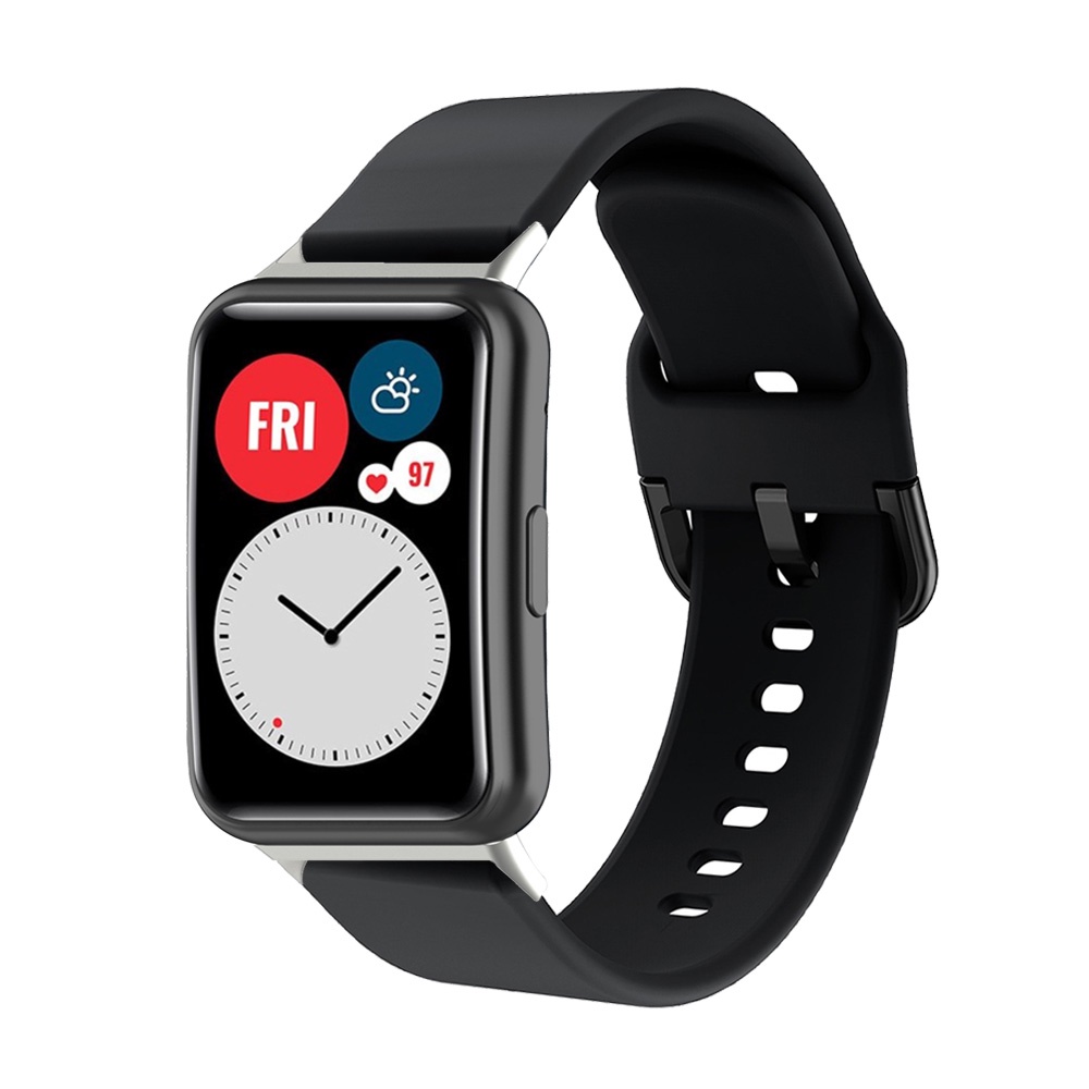 Dây đeo silicone nhiều màu thoáng khí cho đồng hồ Huawei Watch Fit