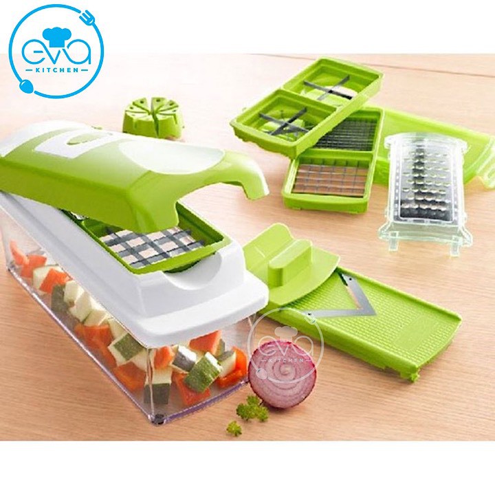 Bộ Dụng Cụ Cắt Rau Củ 10 Món Nicer Dicer Plus Đa Năng