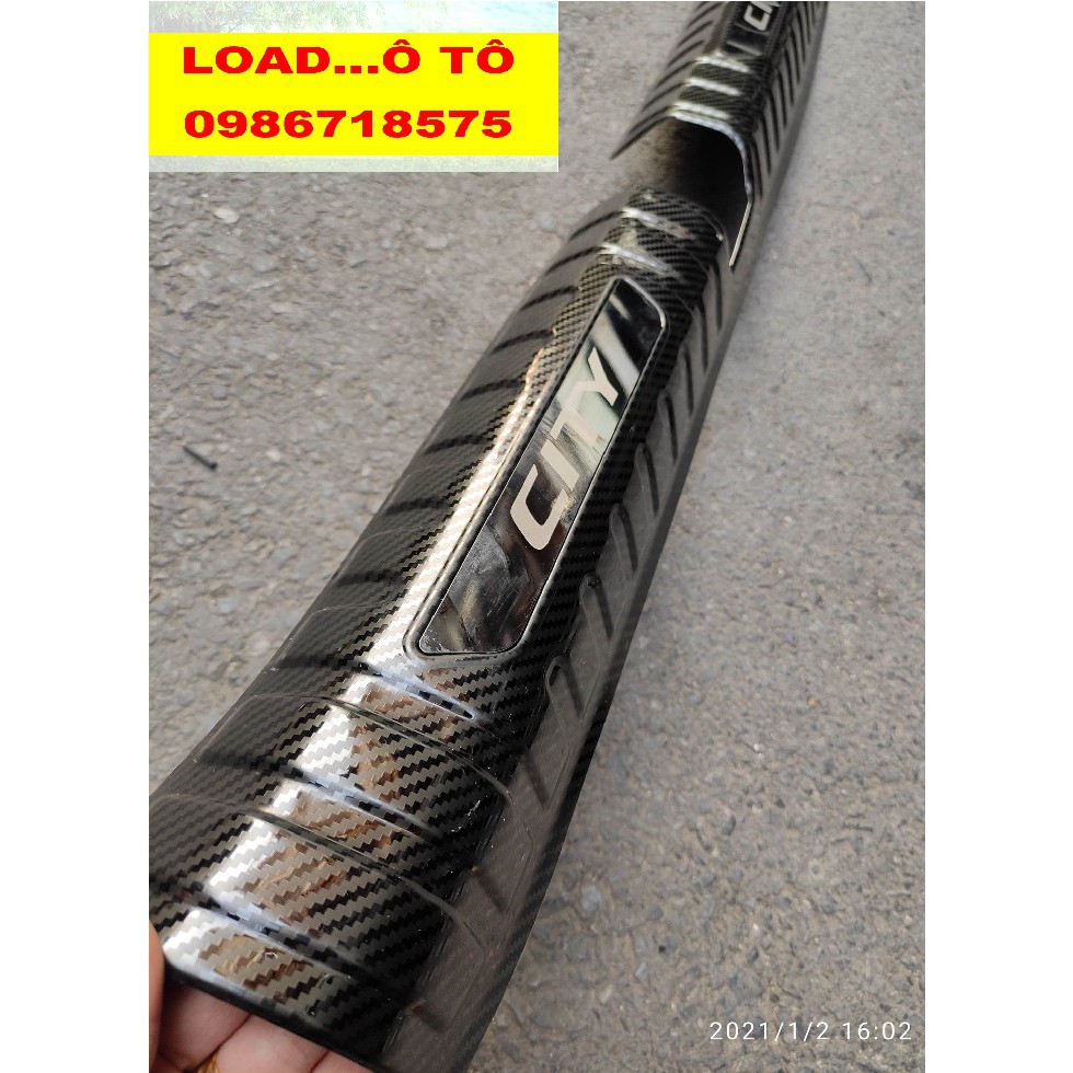 Chống Trầy Cốp Honda City 2021 Vân Carbon  Cao Cấp