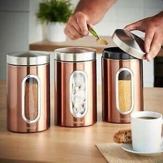[NHẬP ĐỨC] Set 3 hộp Addis màu đồng